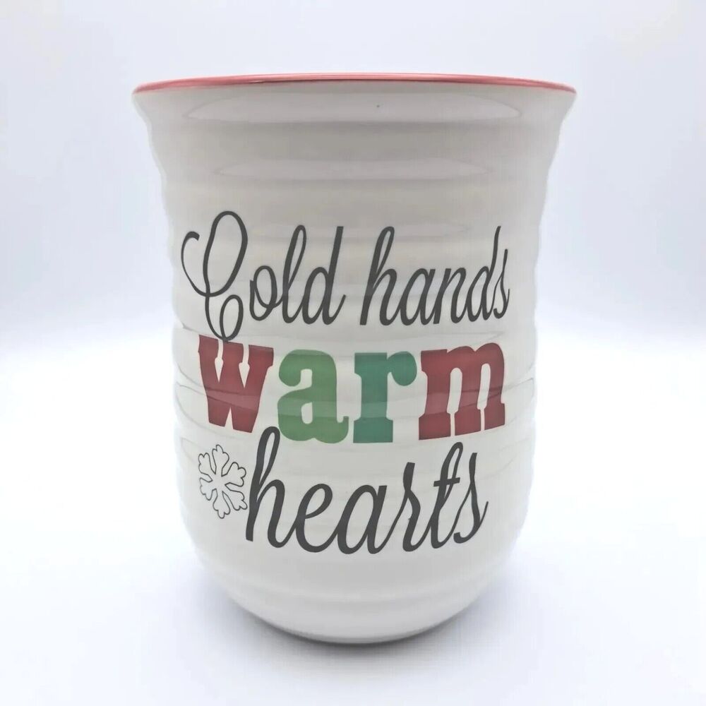 Dennis East Hand Warmer Coffee Mug "Cold Hands Warm Hearts" 16 oz